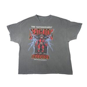 Vintage Death Row‎ Records Graphic T Shirt Vintage Long Beach California Mens XL